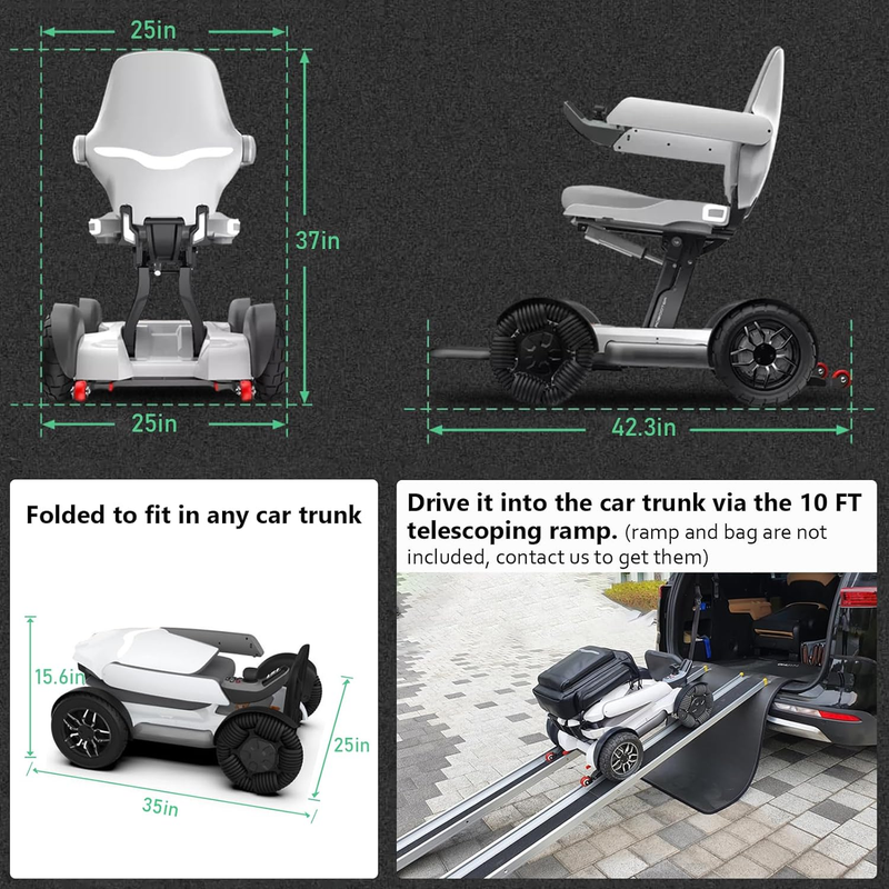 Wheelchair Automatic Installation Free Motorized