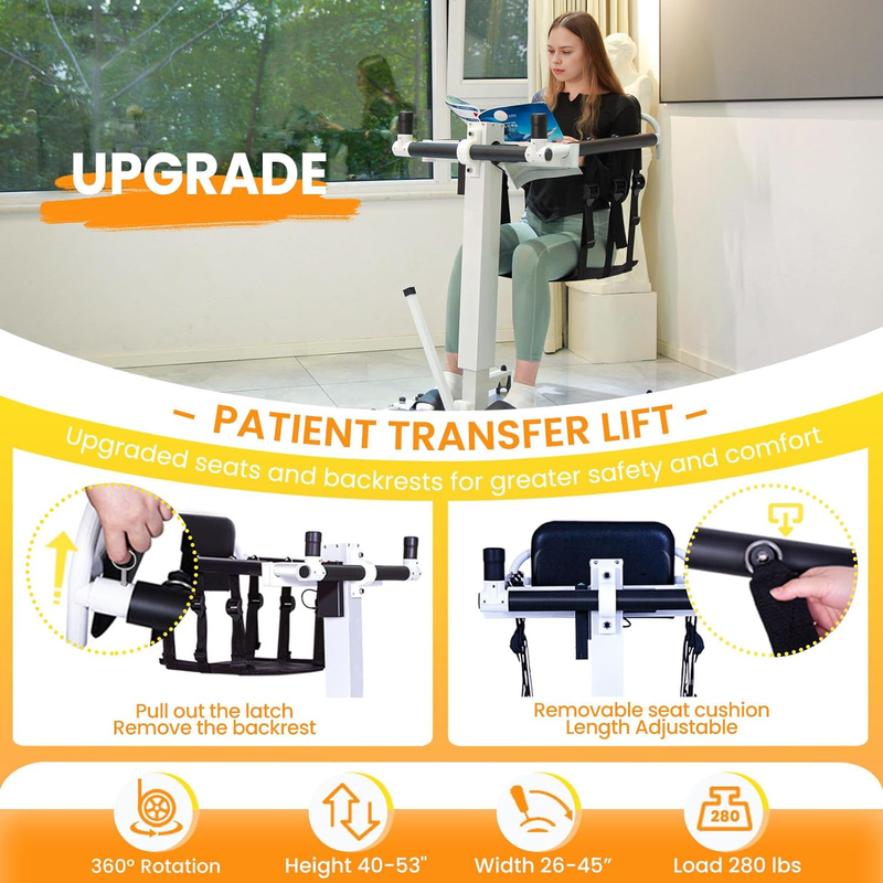 Wheelchair Lift Transfer Chair Electric Patient Lift