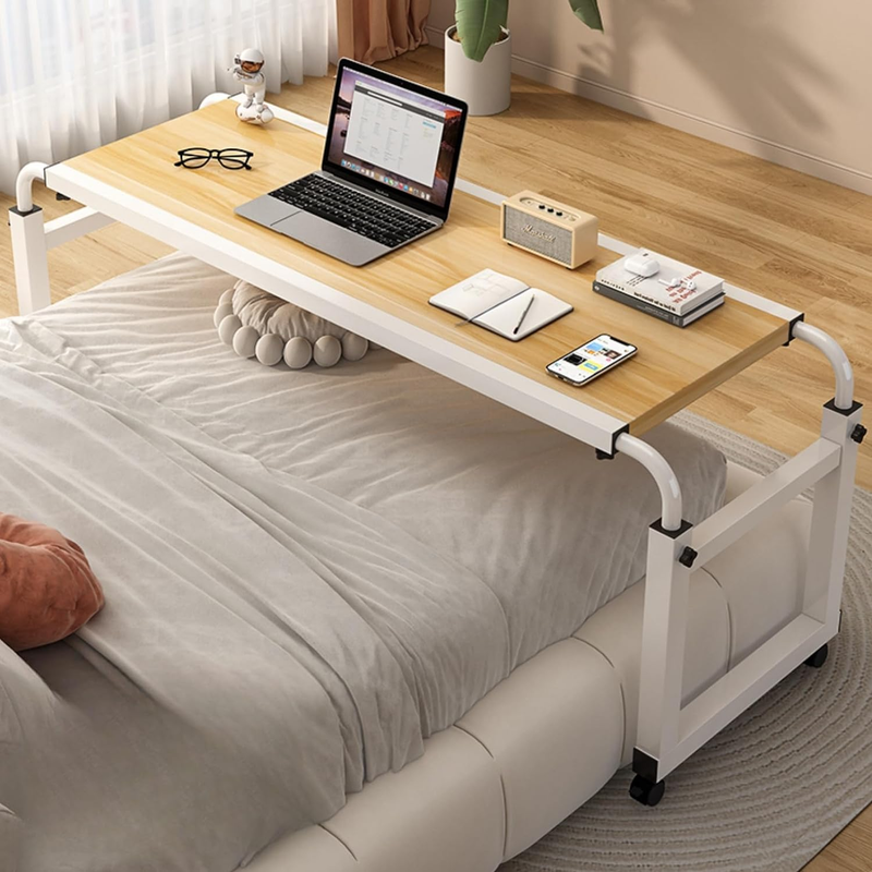 Wheels Overbed Tables Computer Adjustable