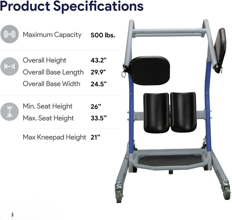 Sit to Stand Standing Patient Transfer Lift