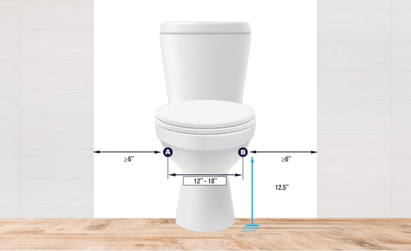 Toilet Safety Rails for Elderly (330 lbs)