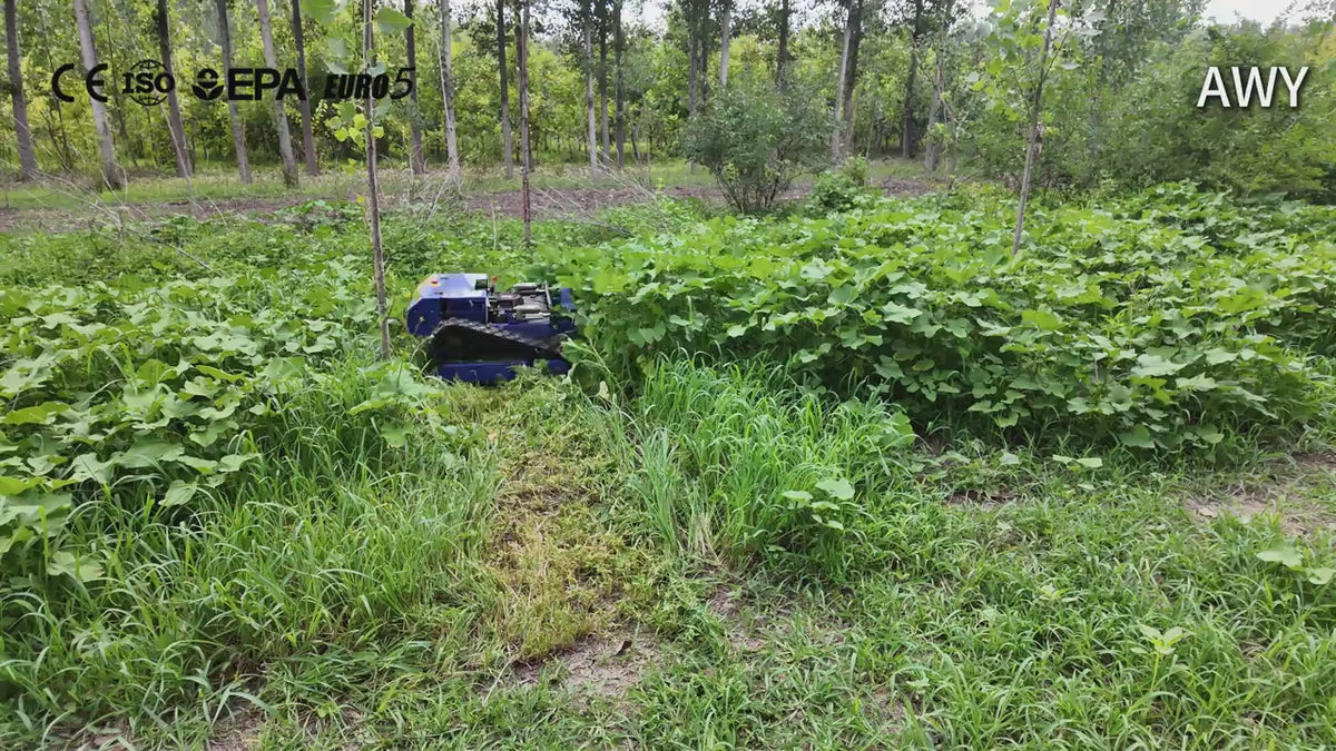 Remote-controlled Lawn Mower, Snow Pusher, All-terrain Self-propelled Robotic Lawn Mower, Outdoor Tools, Garden Tools. Suitable for Lawn Trimming in Various Scenarios, Can Be Used for Winter Snow Removal