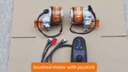 24V 250W Dual Drive Motor Wheel Kit for Electric Agricultural Tools, Lawn Mowers, Scooters, Trolleys 10 Inch