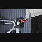 Three-in-one 19-mile Long-range Adult Electric Wheelchair, Walker, And Shopping Cart Combo. The Lightweight Vehicle Weighs 33 Pounds, Supports 275 Pounds, Folds And Unfolds In One Step To Fit In The Trunk. The Seat Cushion Is 1.97inch Thick